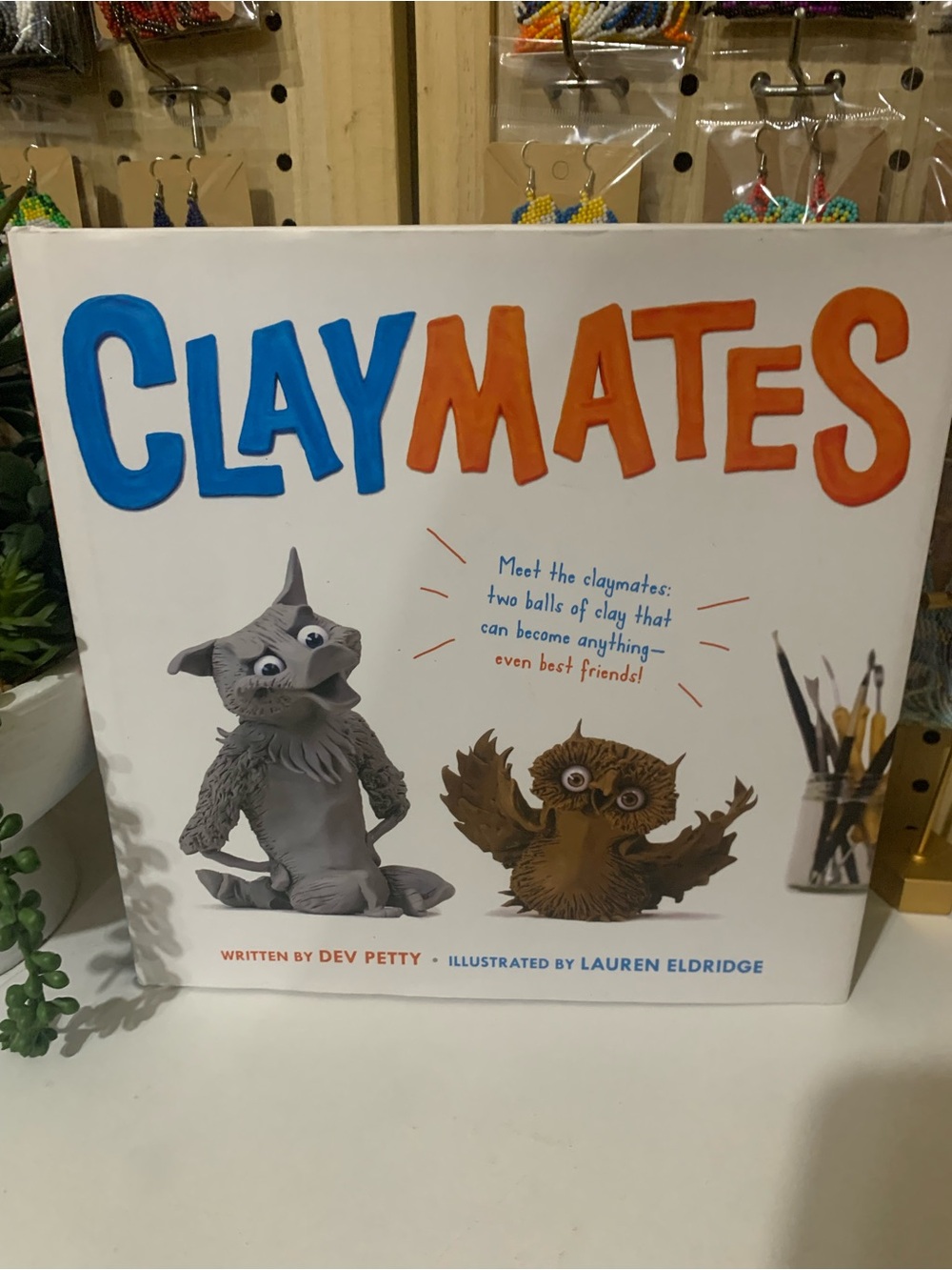 Kids Clay Playset - Gray & Brown Characters